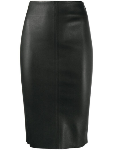 drome fitted pencil skirt in black