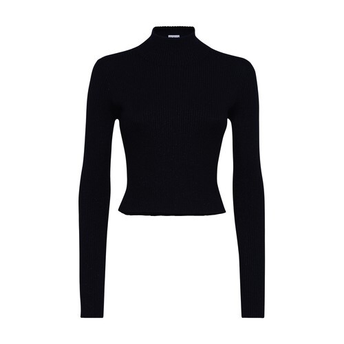 Brunello Cucinelli Lightweight sweater in black