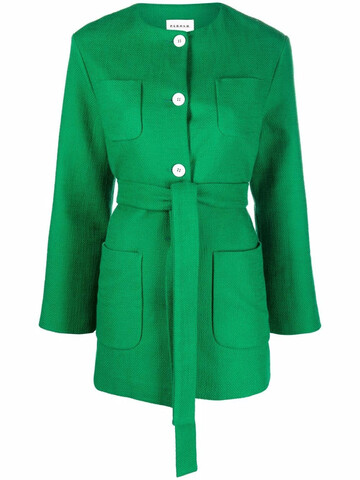 P.A.R.O.S.H. P.A.R.O.S.H. belted cotton jacket - Green
