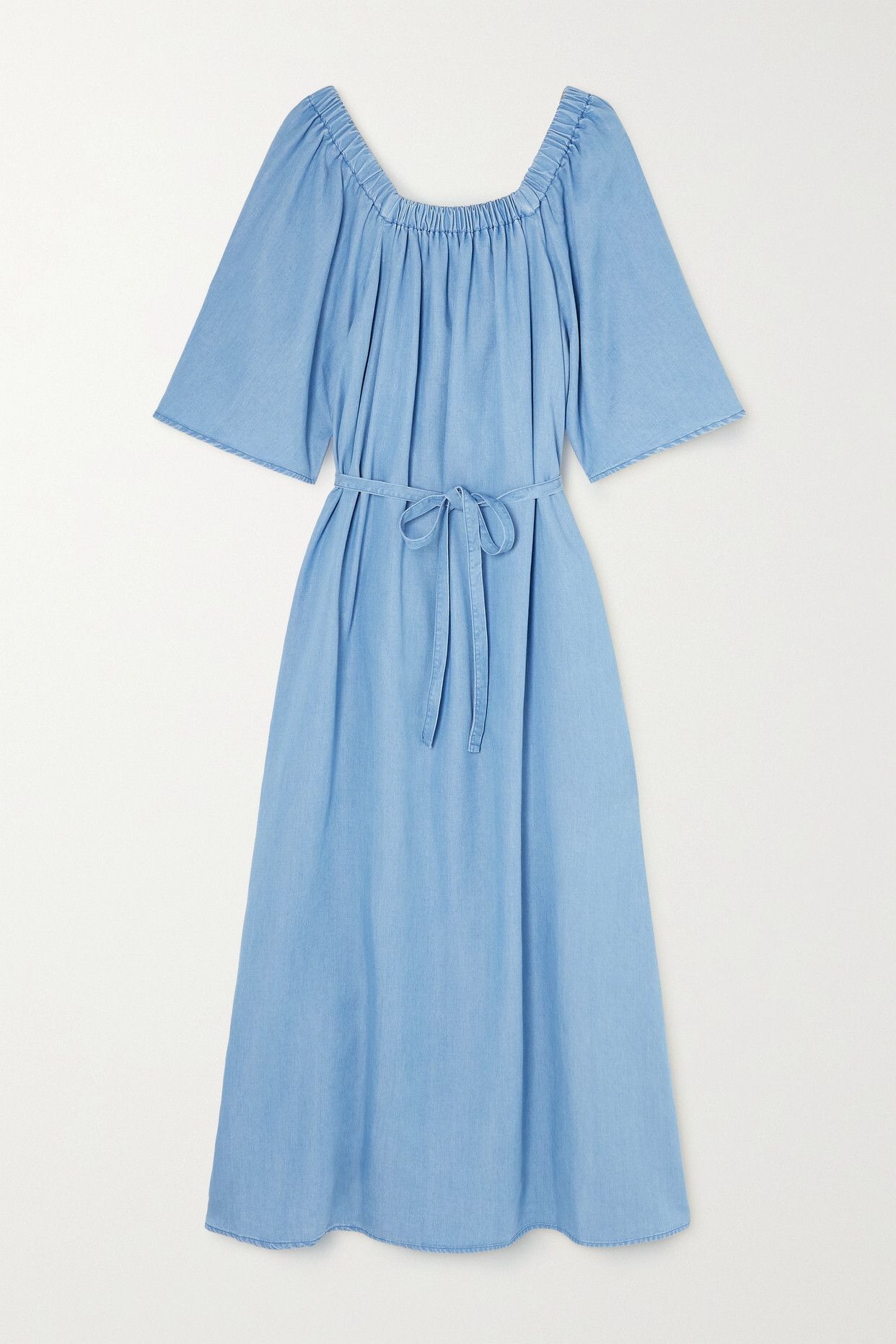 Mother of Pearl - Matilda Denim Midi Dress - Blue