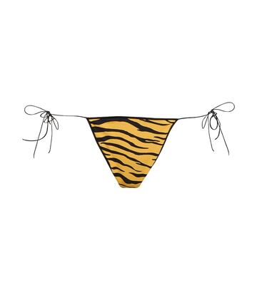 tropic of c the c zebra-print bikini bottoms