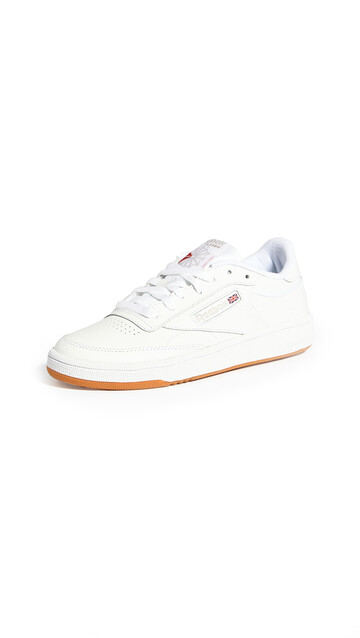 Reebok Club C 85 Classic Lace Up Sneakers in grey / white