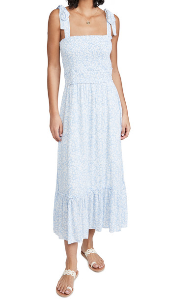 Lost + Wander Lost + Wander Endless Summer Maxi Dress in blue / white