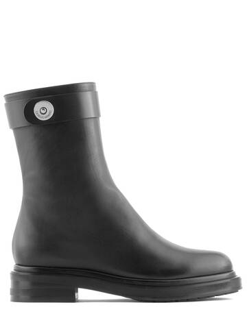 GIORGIO ARMANI Leather Boots in black
