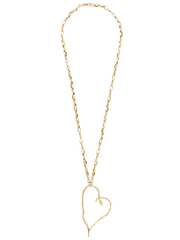 Goossens x Harumi Klossowska de Rola heart snake necklace in gold