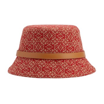 Loewe Anagram bucket hat in red