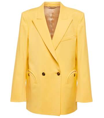 Blazé Milano Everynight wool blazer in yellow
