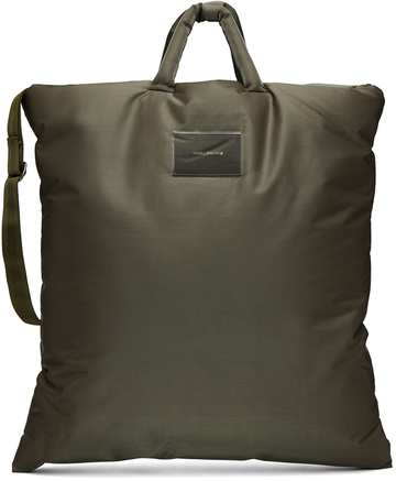 Our Legacy Khaki Big Pillow Tote in green