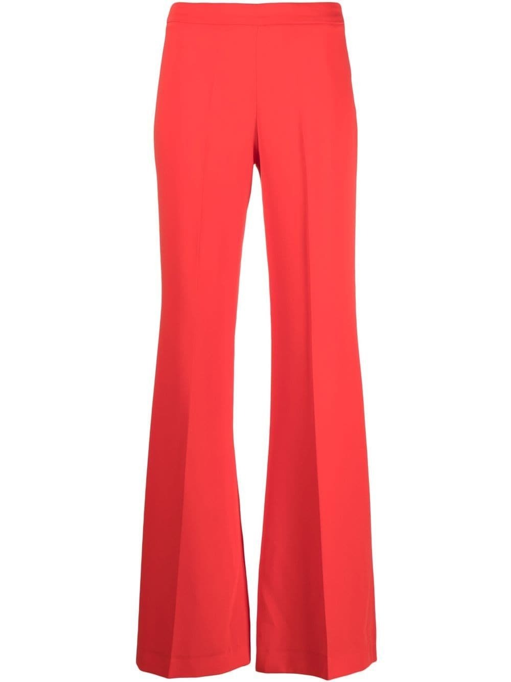 P.A.R.O.S.H. P.A.R.O.S.H. high-waisted flared trousers in red