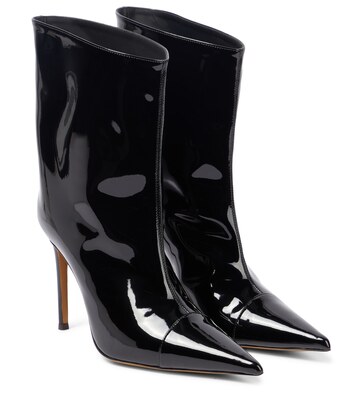 Alexandre Vauthier Patent leather ankle boots in black