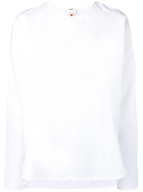 Marni oversized boxy shirt in white