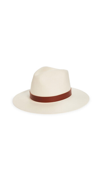 Janessa Leone Sable Hat in white