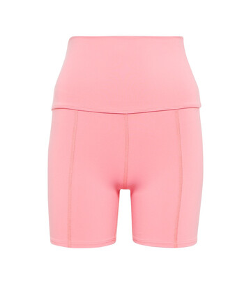 live the process geometric shorts in pink