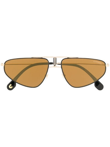 Carrera aviator sunglasses in gold