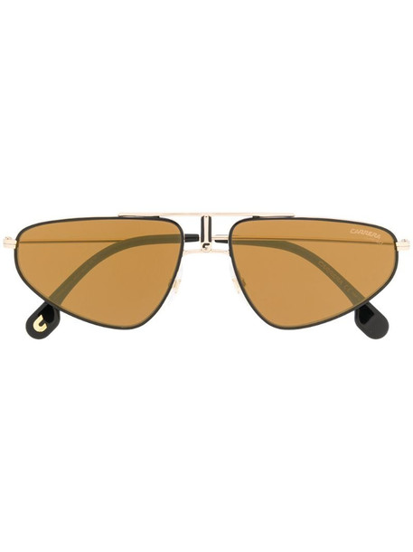 Carrera aviator sunglasses in gold