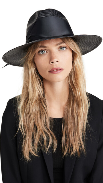 Freya The Gardenia Hat in black