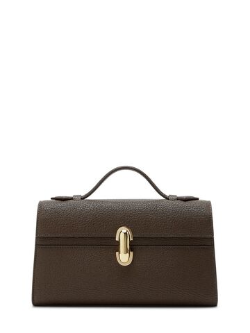 savette the symmetry leather top handle bag
