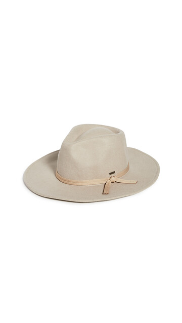Brixton Joanna Felt Packable Hat in tan
