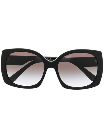 dolce & gabbana eyewear dg4385 oversized-frame sunglasses - black