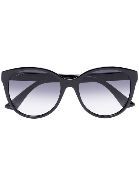 Gucci Eyewear round-frame gradient sunglasses in black