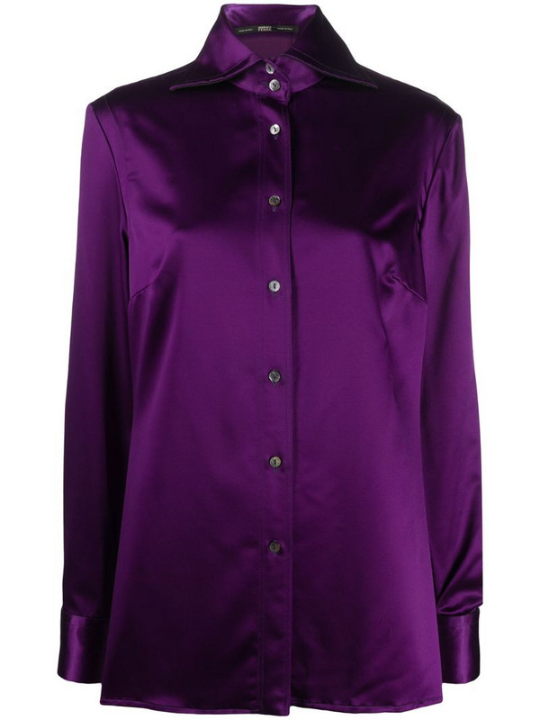 Gianfranco Ferré Pre-Owned 1990s button up shirt in purple