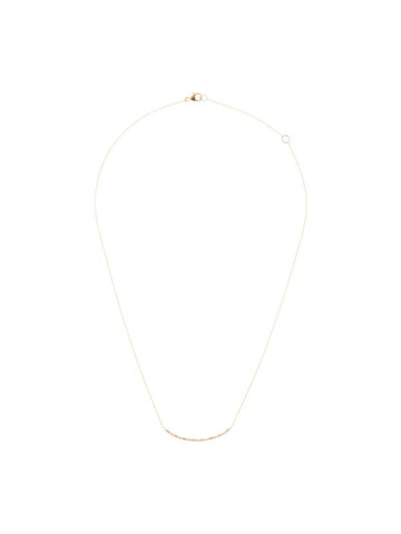 Dana Rebecca Designs 14kt baguette-cut diamond necklace in gold