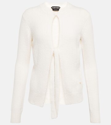 Tom Ford Cotton and cashmere-blend cardigan in beige