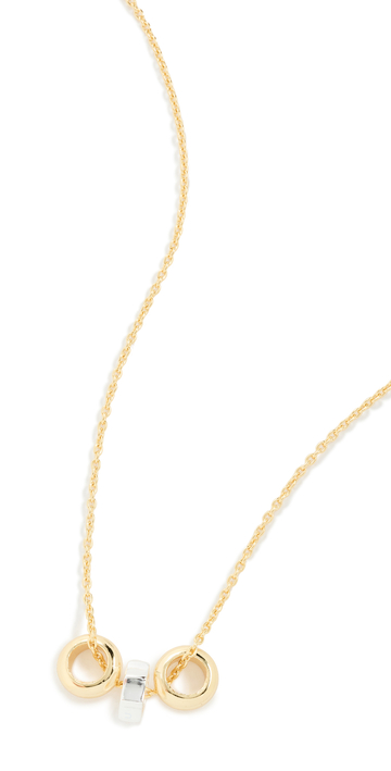 Argento Vivo Multi Charm Necklace in gold