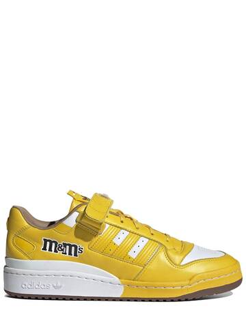 ADIDAS ORIGINALS M&m's Forum Low Sneakers in yellow