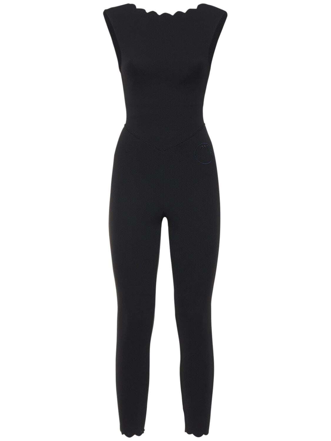 MARYSIA Maria Stretch Tech Jumpsuit in black