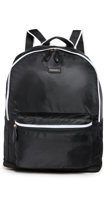 Paravel Fold Up Backpack in black