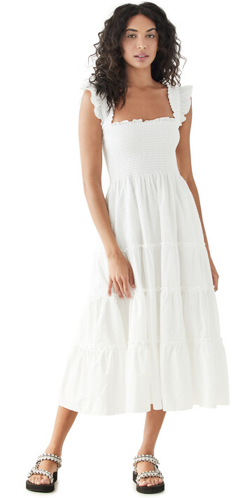 OPT Lazy Afternoon Dress in white