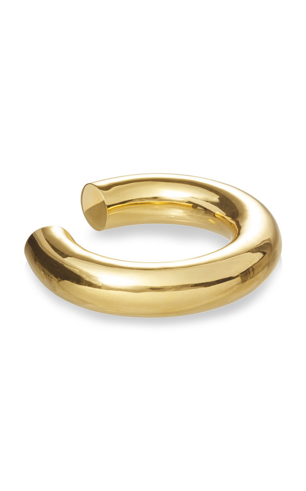 Uncommon Matters Swell Plated Brass Chunky Bangle in gold