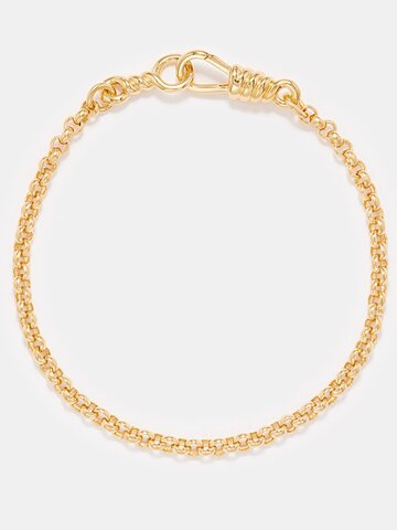 otiumberg - locked 14kt gold-vermeil bracelet - womens - yellow gold