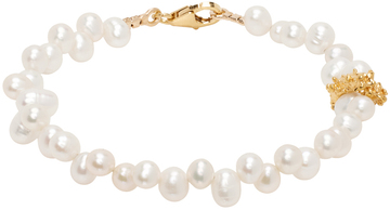 alighieri white & gold 'the calliope' bracelet