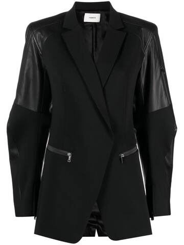 coperni biker tailored jacket - black