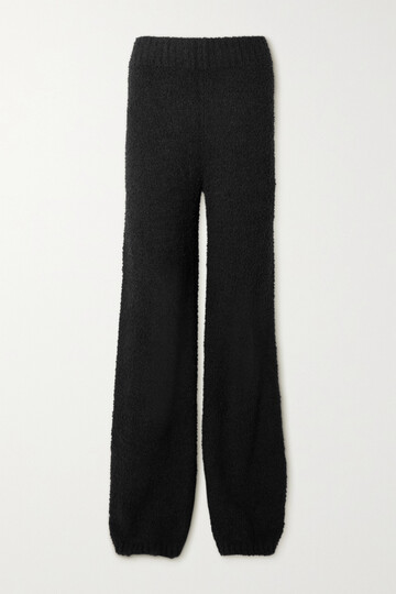 SKIMS - Cozy Knit Bouclé Pants - Onyx in black