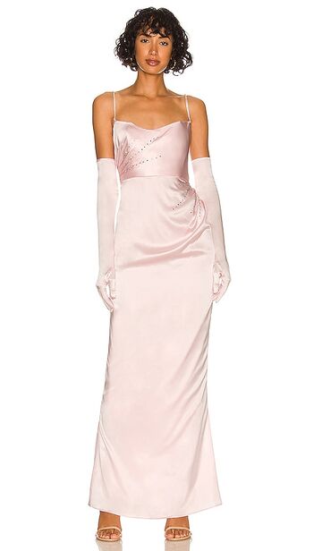 The Bar Yves Gown in Blush in rose