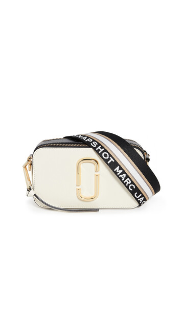 The Marc Jacobs Snapshot Camera Bag in white / multi