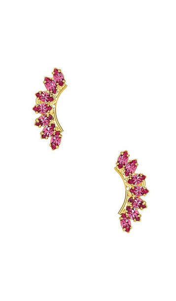 Elizabeth Cole Rhett Earrings in Pink