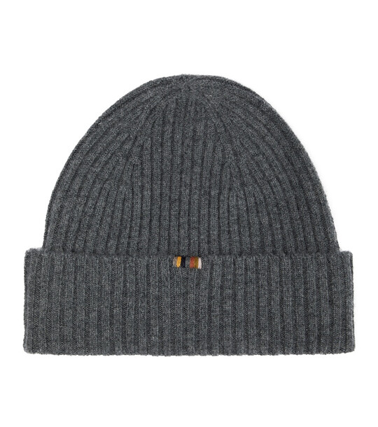 Extreme Cashmere NÂ° 211 Ami ribbed-knit beanie in grey