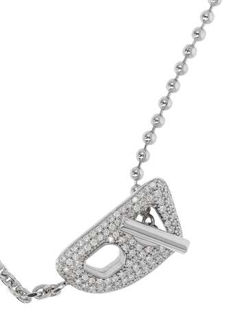 EÉRA Stone 18kt Gold & Diamond Long Necklace in silver