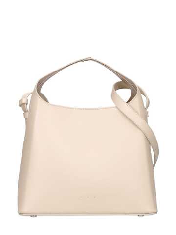 AESTHER EKME Mini Sac Smooth Leather Top Handle Bag in white