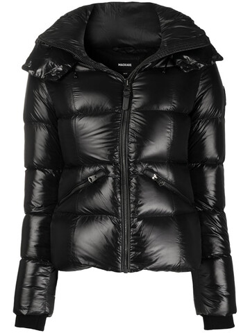Mackage padded zip-up down jacket in black