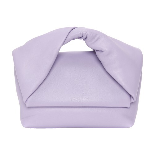 Jw Anderson Medium Twister - Leather Top Handle Bag in lilac
