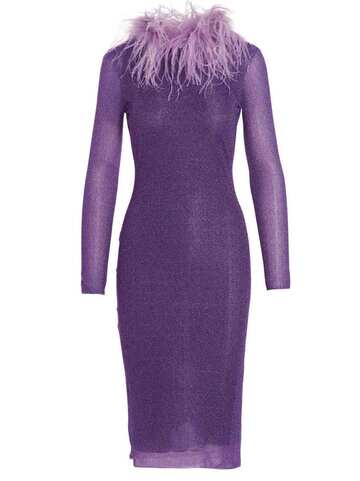 Oseree lumiere Plumage Dress in purple