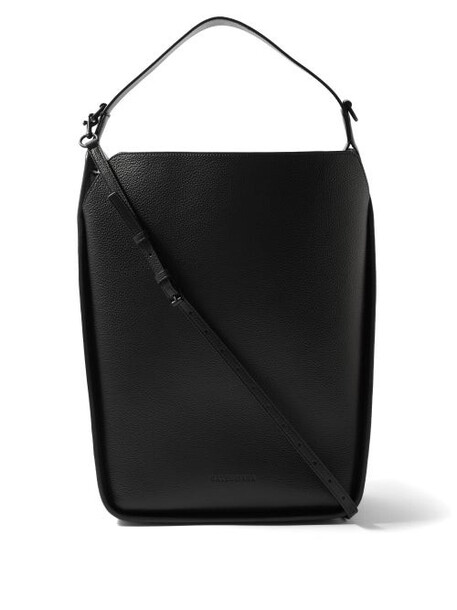 Balenciaga - Tool 2.0 Medium Grained-leather Shoulder Bag - Womens - Black