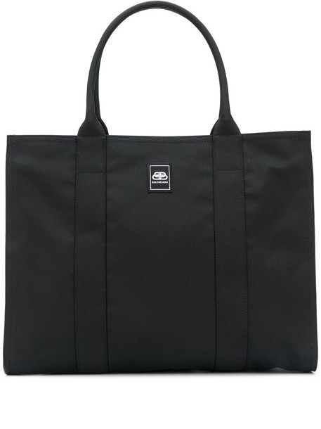 Balenciaga East-West tote bag in black