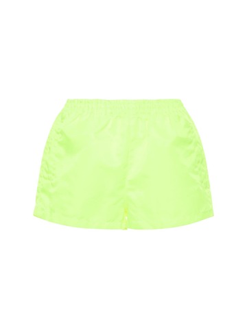 THE FRANKIE SHOP Perla Gym Shorts in yellow