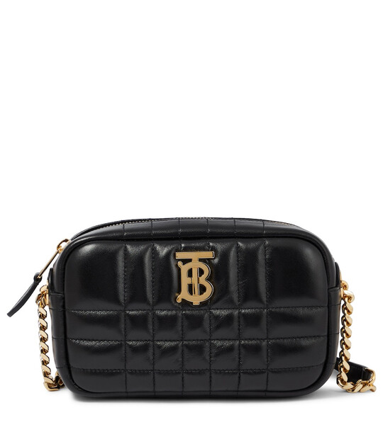 Burberry Lola leather camera bag in black
